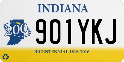 IN license plate 901YKJ