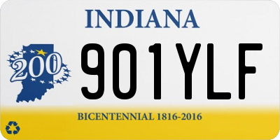IN license plate 901YLF