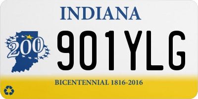 IN license plate 901YLG