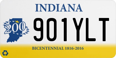 IN license plate 901YLT