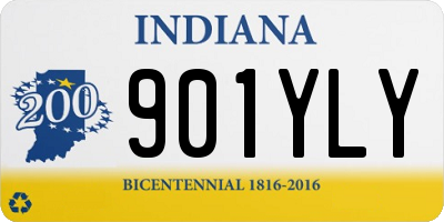 IN license plate 901YLY
