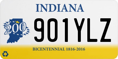 IN license plate 901YLZ