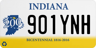 IN license plate 901YNH