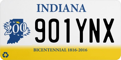 IN license plate 901YNX