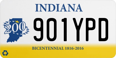 IN license plate 901YPD