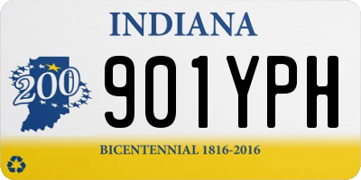 IN license plate 901YPH