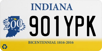 IN license plate 901YPK