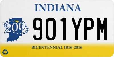 IN license plate 901YPM