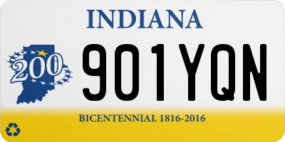 IN license plate 901YQN
