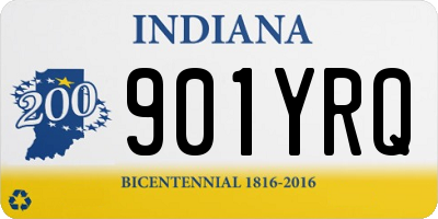 IN license plate 901YRQ