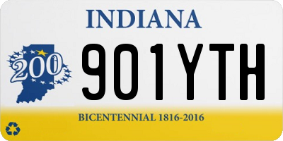 IN license plate 901YTH