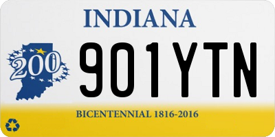 IN license plate 901YTN