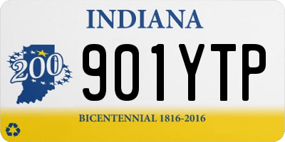 IN license plate 901YTP
