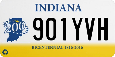 IN license plate 901YVH
