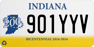 IN license plate 901YYV