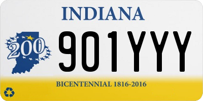 IN license plate 901YYY