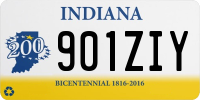 IN license plate 901ZIY