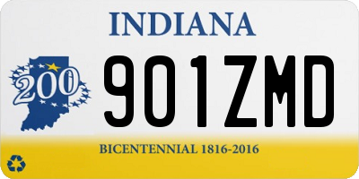 IN license plate 901ZMD