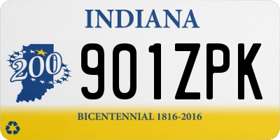 IN license plate 901ZPK