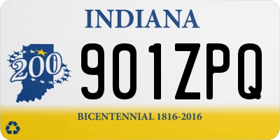 IN license plate 901ZPQ