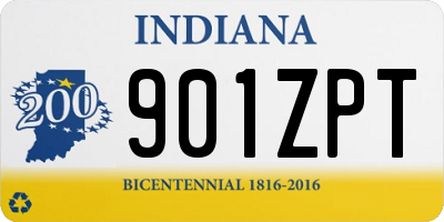 IN license plate 901ZPT