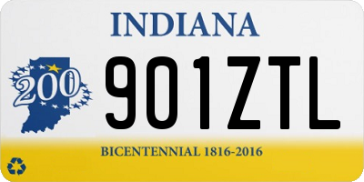 IN license plate 901ZTL