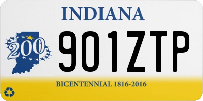 IN license plate 901ZTP