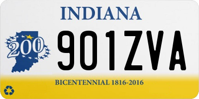IN license plate 901ZVA