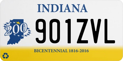 IN license plate 901ZVL