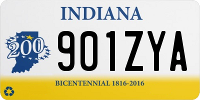 IN license plate 901ZYA
