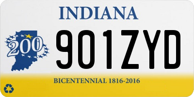 IN license plate 901ZYD
