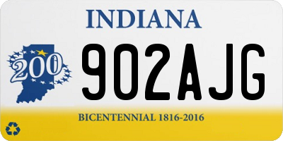 IN license plate 902AJG