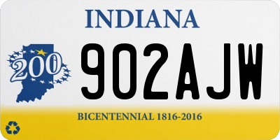 IN license plate 902AJW