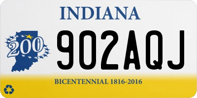 IN license plate 902AQJ