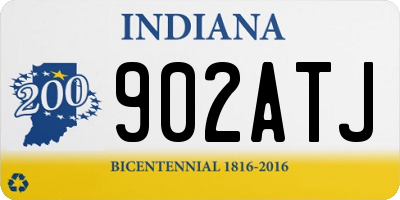 IN license plate 902ATJ