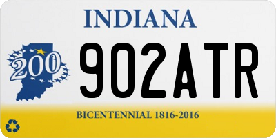 IN license plate 902ATR