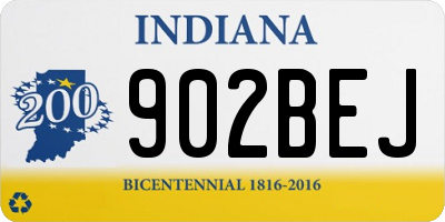 IN license plate 902BEJ