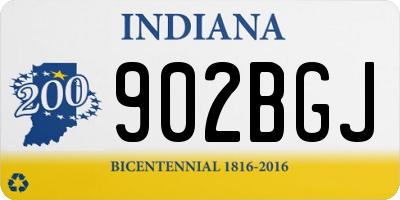 IN license plate 902BGJ