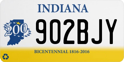 IN license plate 902BJY