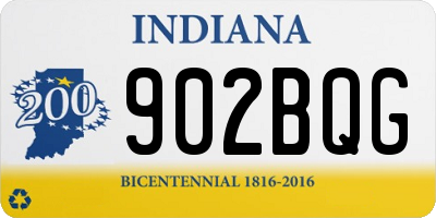 IN license plate 902BQG