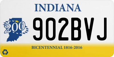 IN license plate 902BVJ