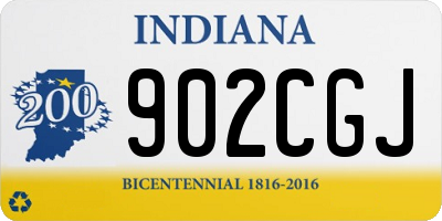 IN license plate 902CGJ