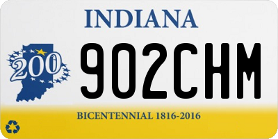 IN license plate 902CHM