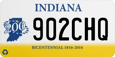 IN license plate 902CHQ