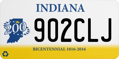 IN license plate 902CLJ