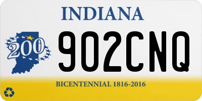 IN license plate 902CNQ
