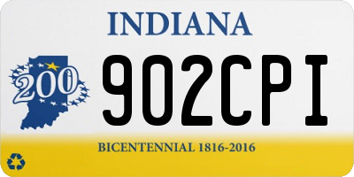 IN license plate 902CPI