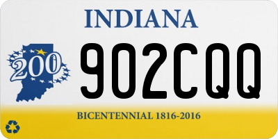IN license plate 902CQQ