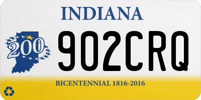 IN license plate 902CRQ