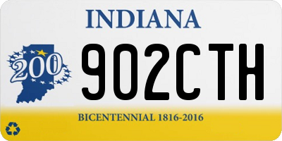 IN license plate 902CTH
